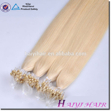Alibaba Gros Remy Hight Grade Cheveux 2g micro anneau boucle cheveux extensions